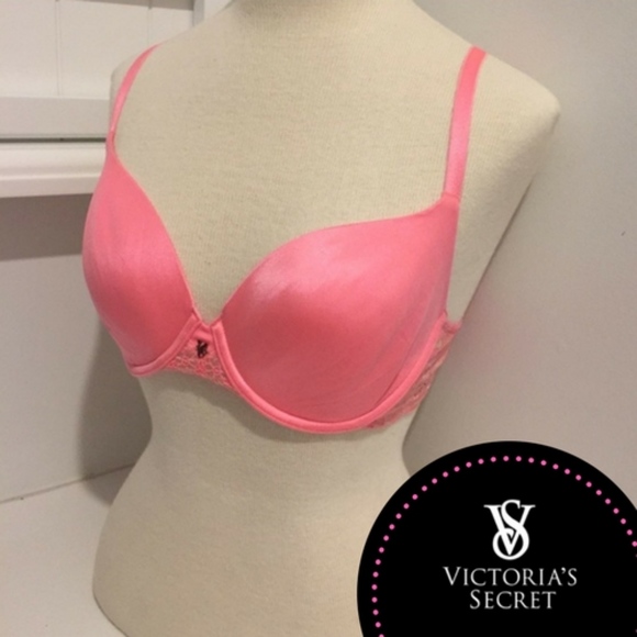 PINK Victoria's Secret Other - Victoria's Secret bra pink lace back Size 34D PINK